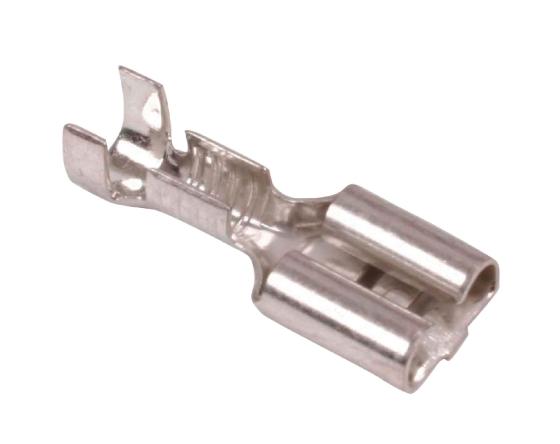 Connettore Fast On 6.3 mm Femmina Argento