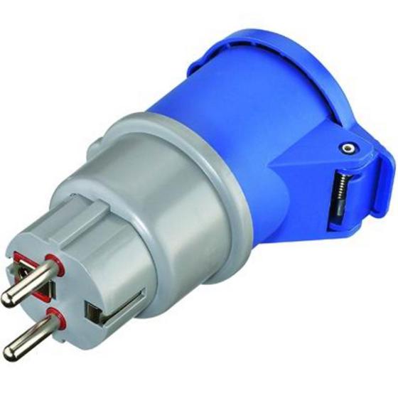Adattatore CEE 2P-T 16A 250 V attacco Schuko 16A Electraline