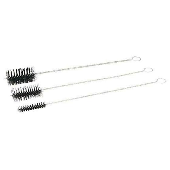 Set di spazzole pulizia caldaia 3 p.zi