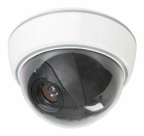 Finta telecamera di sicurezza domestica con LED 3 x AA Silverline