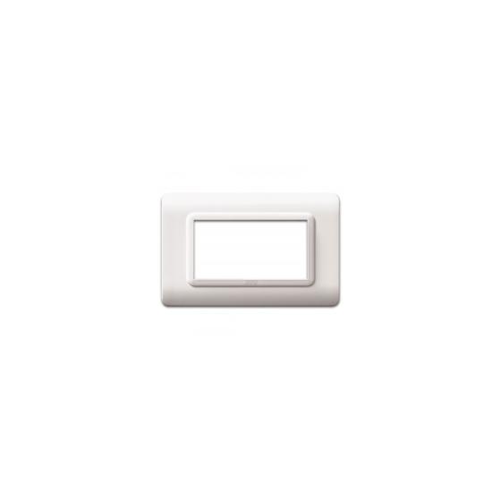 Placca "Tecnopolimero 44" 3 Moduli Bianco RAL 9010 AVE 44PY03B