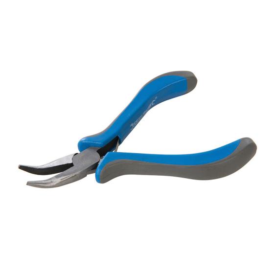 Mini pinza a punta curva 130mm a punta Acciaio Temprato CAVI ELETTRICI