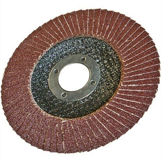 Disco ossido di alluminio  lamellari 115mm Grana 60 per smerigliatura  abbrasiva