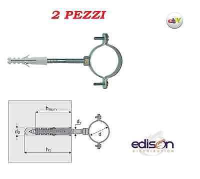 COLLARE E/EC 3/4" M8;FERMA TUBO;FERMA PALO ANTENNA;CONFEZIONE 2PEZZI