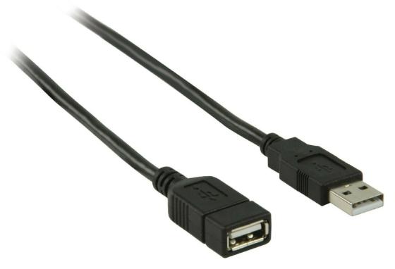 3m USB 2.0 NERO CAVO DI PROLUNGA TIPO A MASCHIO A PRESA ad alta velocitA