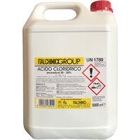 Italchimici acido cloridrico muriatico 5 lt puro  disincrostante per calca
