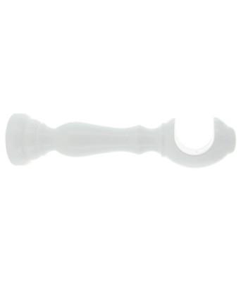 COPPIA SUPPORTI X BASTONE BIANCO DA CM.10