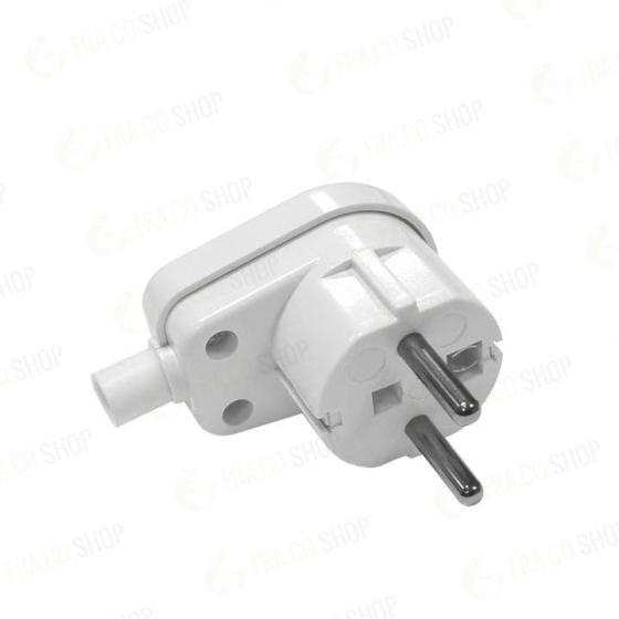 SPINA VOLANTE SHUKO 16A 2P-T ANGOLARE 90 COLORE BIANCO
