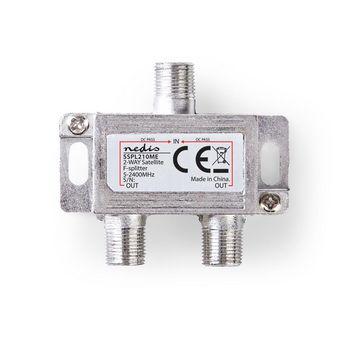 Splitter F PARTITORE Satellitare Attenuazione Max. 6,5 dB  5-2400 MHz  2 Uscite