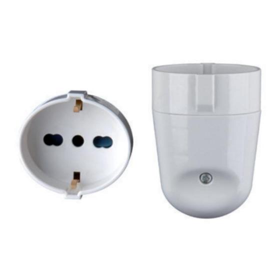 Faeg 20517 Presa Volante Schuko Bipasso P40 2p-T 10a 16a Bianca