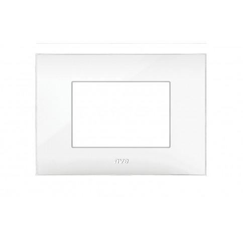 Placca Ave YOUNG44 colore bianca 3 moduli 44PJ03B