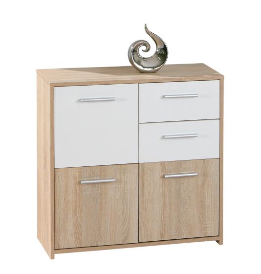 KIT BUFFET EBOLI ROVERE/BIANCA CM.77X30X77H