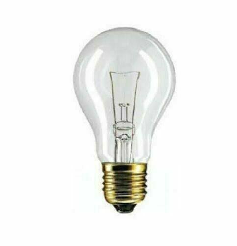 Lampada a Incandescenza Goccia chiara 60W E27 24V