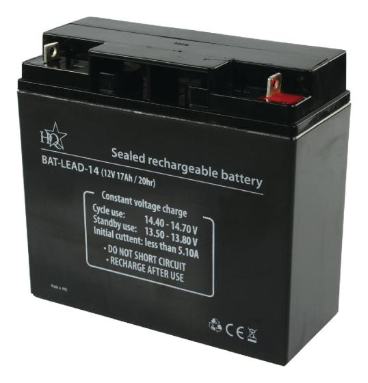 BATTERIA AL PIOMBO RICARICABILE 12V 17AH 18AH TERMINALI VITE/BULLONE
