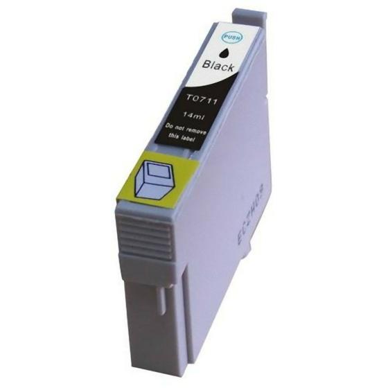 CARTUCCIA COMPATIBILE EPSON T0711 CON CHIP EPSON STYLUS COLORE NERO ALTA QUALITA