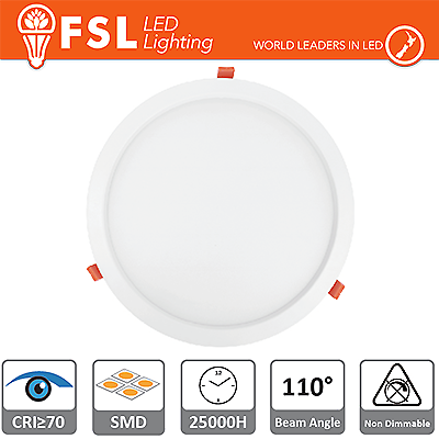 mini pannello  LED IP20 12W 4000K 850LM 110 FORO160mm