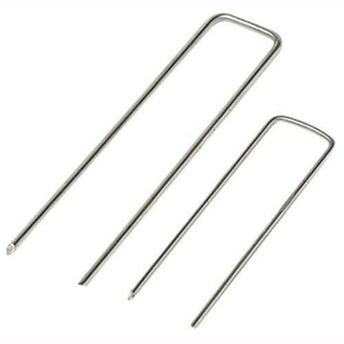 Picchetto Ferro 2 Punte 4X40X180 X Teli Pacciamatura 100 Pz