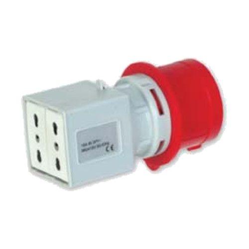Rosi 1873 Adattatore 230/400V Spina Industriale 16A 5P - Presa Bivalente 10/16A