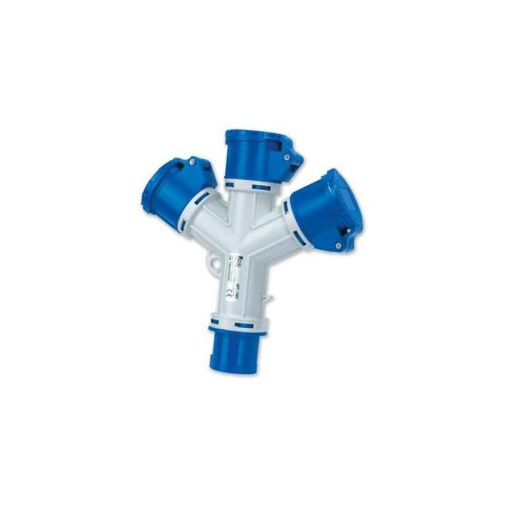 ROSI MOLTIPLICATORE a 3 USCITE 220 V modello 1402 - 2P-E -16A - IP44 - 200-250 V