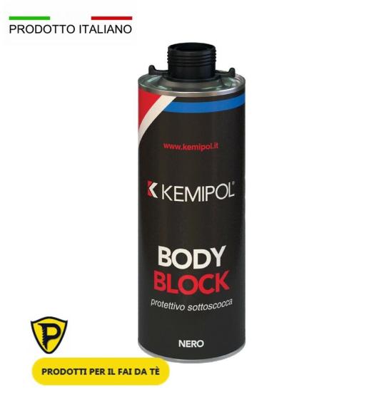ANTIROMBO PLASTICO BODY NERO BITUMINOSO KG. 1 PROTETTIVO INSONORIZZANTE