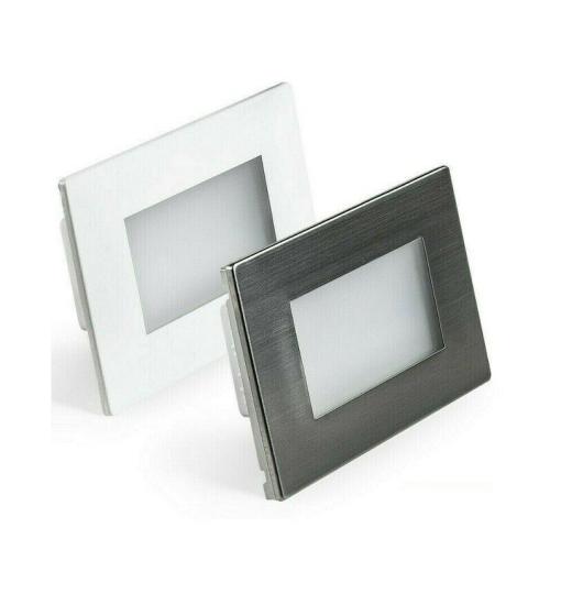 LAMPADA SEGNAPASSO LED 3W SCATOLA 503 INTERNI/ESTERNI IP65 230V 4000-3000-6400