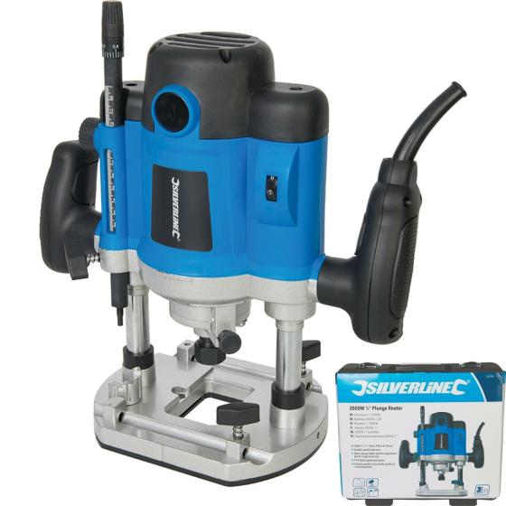 Silverline elettrica lavorazione del legno fai da te Tuffo Cutter Power Tool 1/2