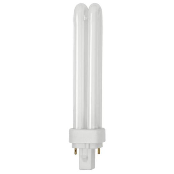 lampadina neon fluorescente g24d 26 watt 8000 ore B CE bianco nat kan 10662
