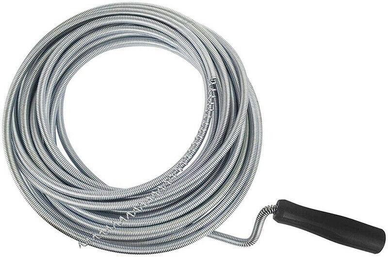MOLLA FLESSIBILE 7,5 mt STURATUBI SCARICO BAGNO CUCINA STURALAVANDINO 9MM