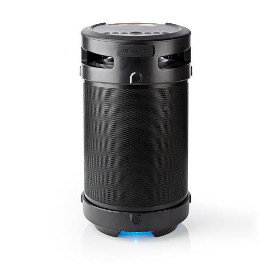 Stereo Party Boombox 150W AUX USB IPX5 Luci 3,5 ore di riproduzione Nero Nedis