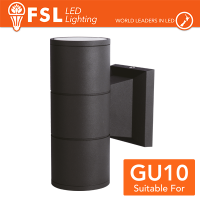 APPLIQUE 2 VIE CON PORTALAMPADA GU10 ILLUMINAZIONE BIDIREZIONALE IP54 ESTERNO