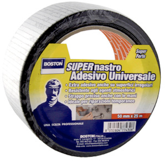 NASTRO AMERICANO RINFORZATO EXTRA FORTE 50 X25 NERO