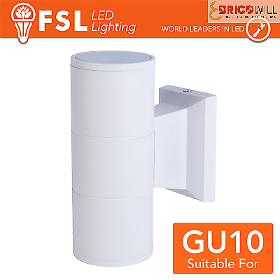 APPLIQUE 2 VIE CON PORTALAMPADA GU10 ILLUMINAZIONE BIDIREZIONALE IP54 ESTERNO