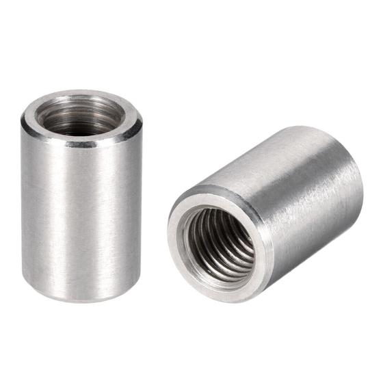 FAEG connettore dado manicotto filettato M10 X 1CM  ferro finitura cromo 10PZ