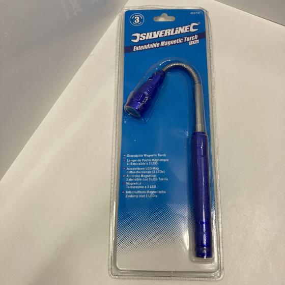 Torcia flessibile telescopica 3 LED magnetica 3 LED torcia strumento di raccolta