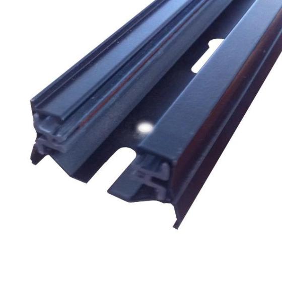PISTA PER LUCE A LED 2 FILI 1M. NERO