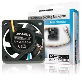 NEDIS VENTOLE RAFFREDDAMENTO FAN 40MM. 3-PIN