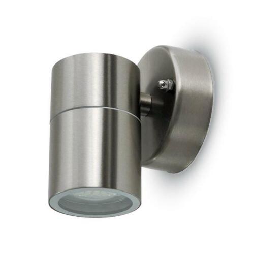 PORTAFARETTO DA MURO GU10 IN ACCIAIO CORPO A 1 USCITE IP44 - XXFXMM