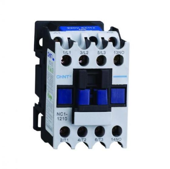 Contattore serie NC1 Chint 221363- NC1-12.10/24V -3P 12A 1NA