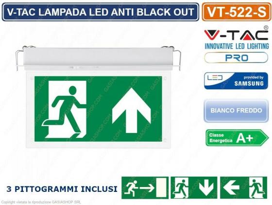 Kit Emergenza Da Incasso Soffitto Modalita SA e SE Led Samsung 2W 3 Ore Autonomi