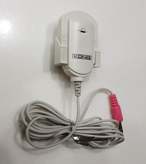 Microfono per computer clip on con molletta di montaggio su schermo cmp-mic3