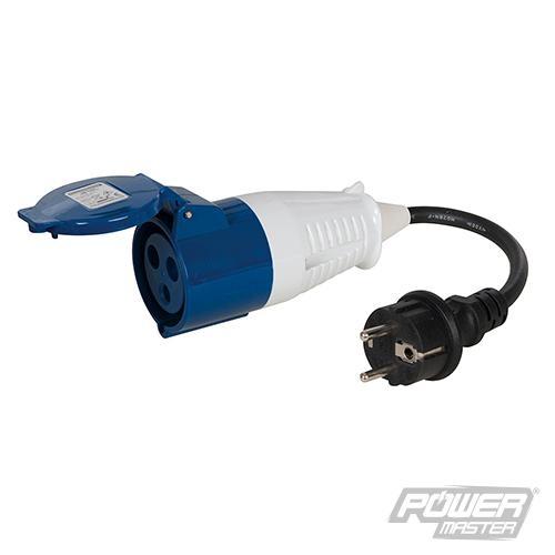 Spina Schuko 16a a presa CEE 240v