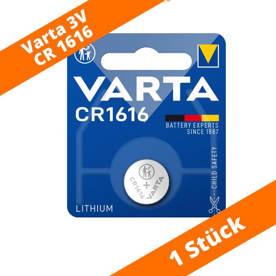 Varta CR1616 cella a bottone 1 blister 3V batteria al litio CR