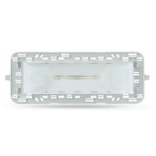 AVE 442089 LAMPADA EMERGENZA LED 230V DA INCASSO MULTICOMPATIBILE S44 4x7MODULI