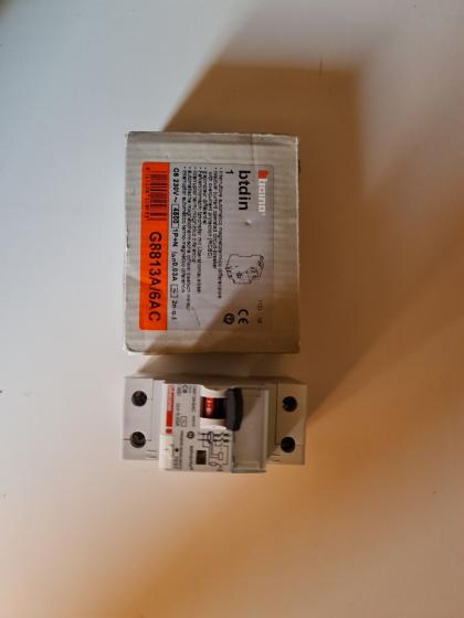 Interruttore magnetotermico differenziale Salvavita BTDIN45 1P-N G8813A-6AC