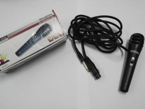 KONIG ELETTRONIC KN-MIC15 MICROFONO DINAMICO,CAVO 5 METRI,CONNESSIONE 6.35mm