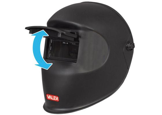 VALEX Maschera Saldatore Vetro Saldatura Fisso 2,01x4 7/32in Elmetto TIG MIG