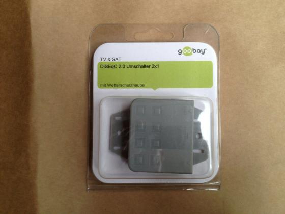 Interruttore Goobay SAT DiSEqC 2.0 2x1 63449