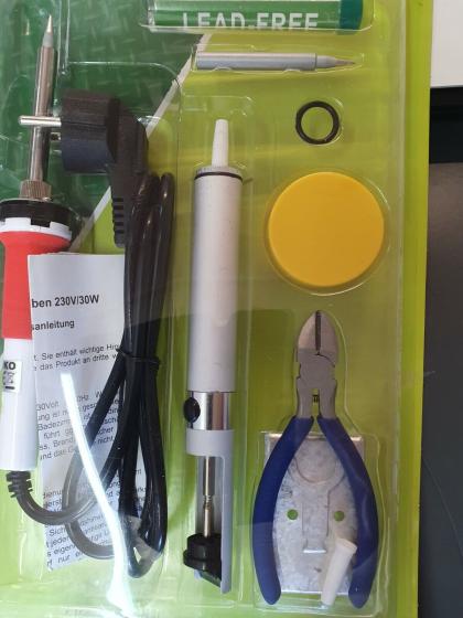 Set di strumenti vuoti 9 pezzi  saldatore punta di saldatura di ricambio