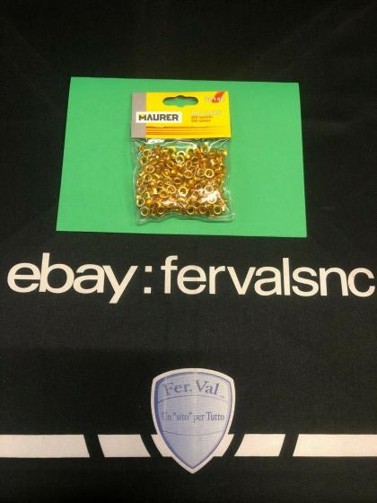 OCCHIELLI OCCHIOLI ANELLI A VELA 100 MASCHI  100 FEMMINE IN BUSTA MAURER 80142