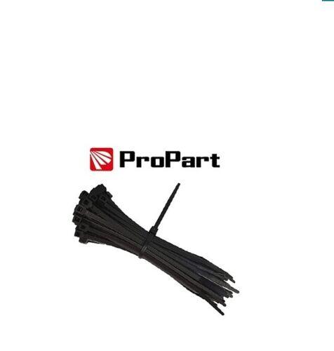 Fascette 2,5x100mm Nero 100pzelettricista nylon